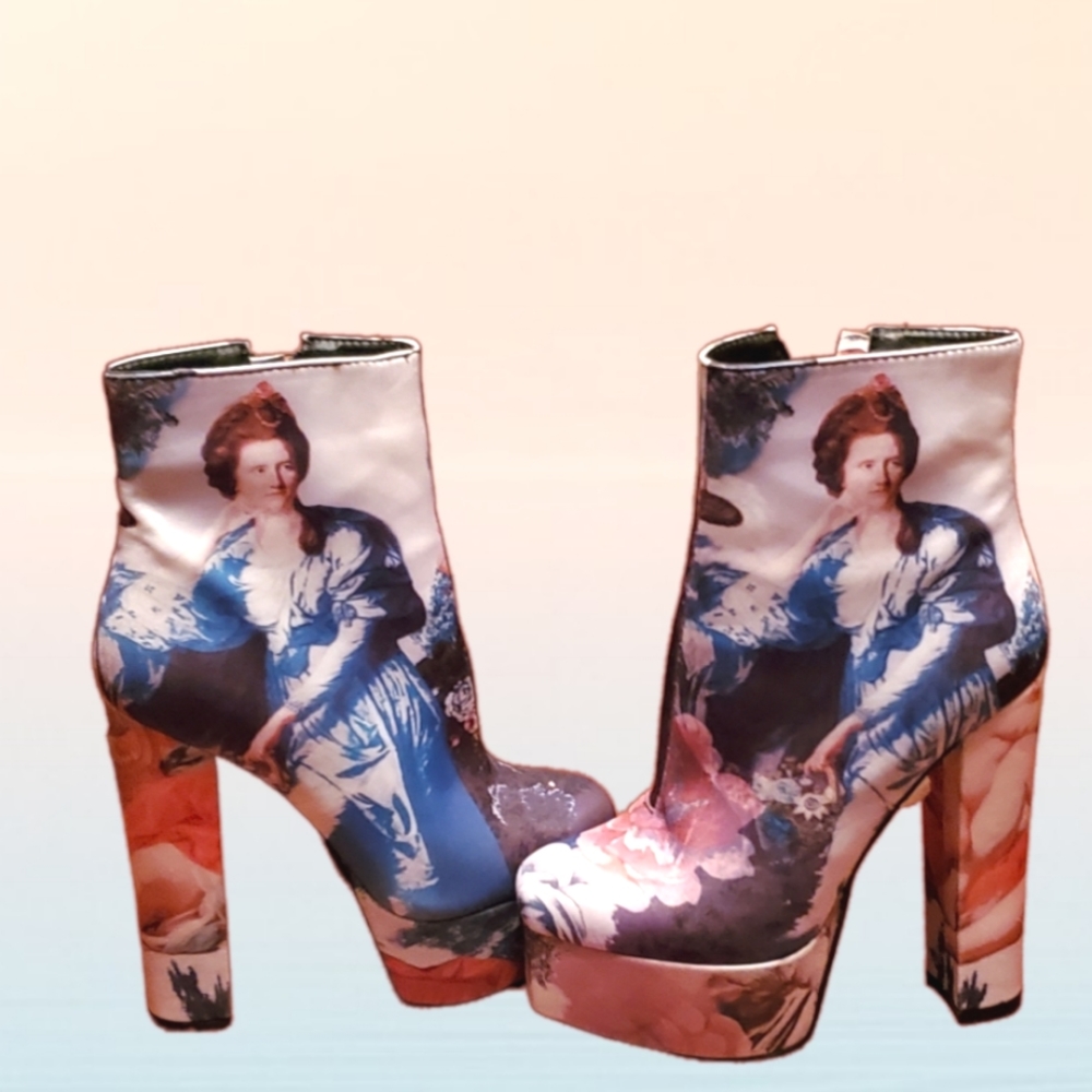 Platform boots- Wearable Art Sz. 7.5 - Picture 3 of 15